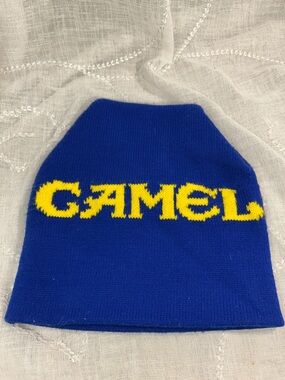 Camel vintage knitted hat